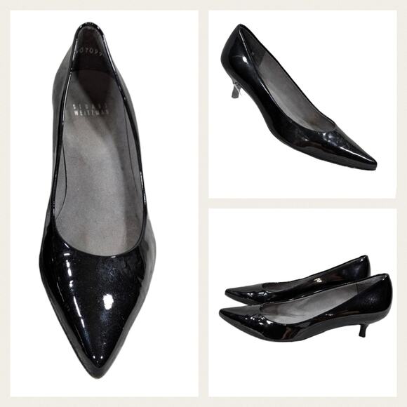 Stuart Weitzman Kitten Heel Pumps GUC $225 Size 6     S2776 - Picture 1 of 11